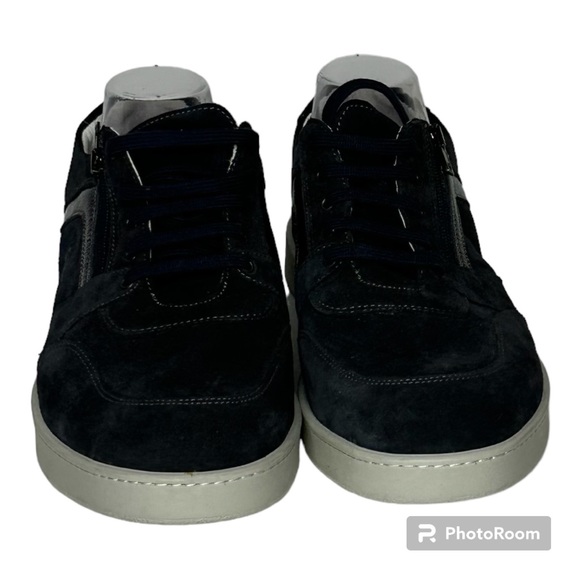 David Tate Shoes - NWT David Tate Traveler Women's Zipper Sneakers Navy Blue Suede Size 13